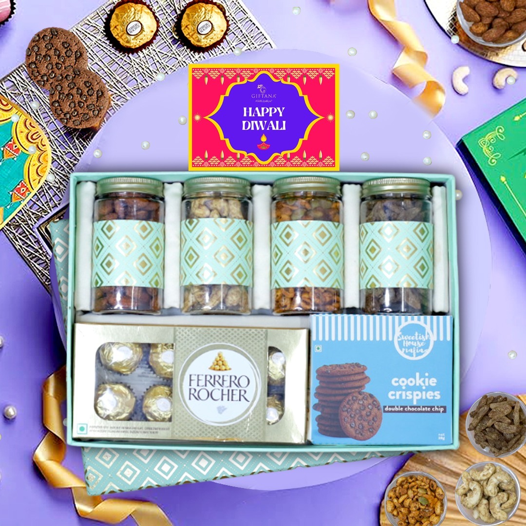 Giftana’s Diwali Dry Fruit & Chocolate Hamper